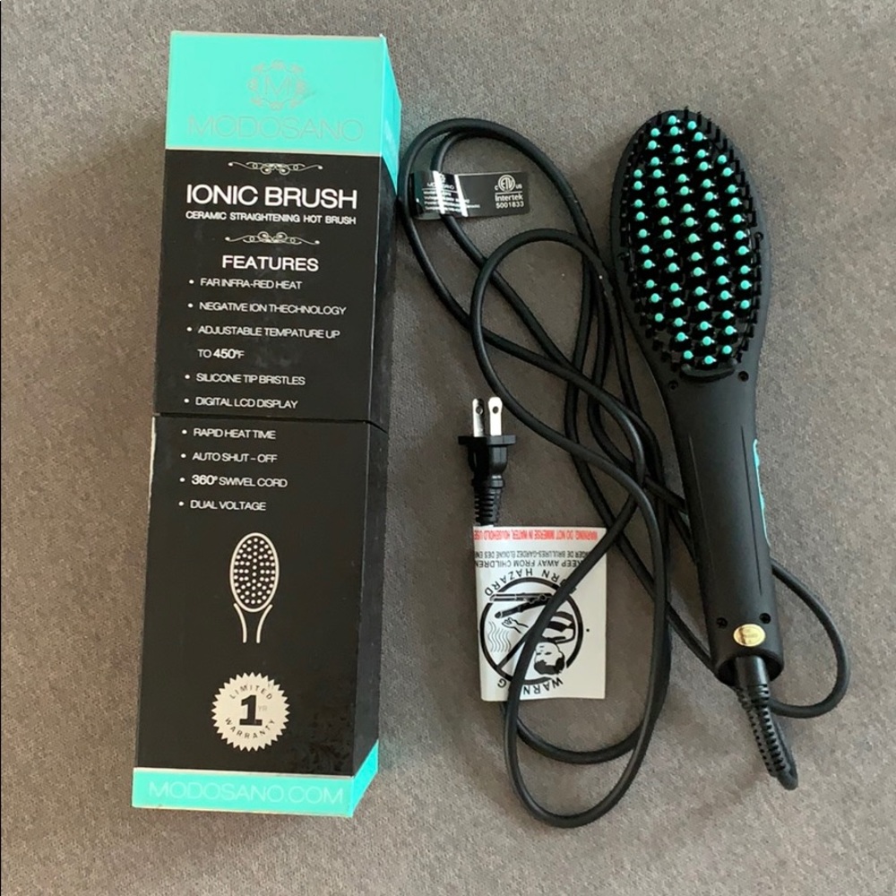 Modsabo straightening brush hair straightener!
